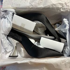 Katy Perry Collections Black and Silver Heels